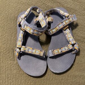 Teva Women’s Sandals - Blue with Yellow Accents